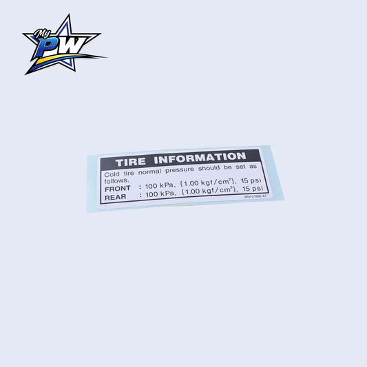 R-17- Stickers label tire YAMAHA PW 80 3RV-21668-A0